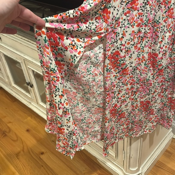 View from the Meadow Cream Floral Print Off-the-Shoulder Dress - Picture 7 of 11